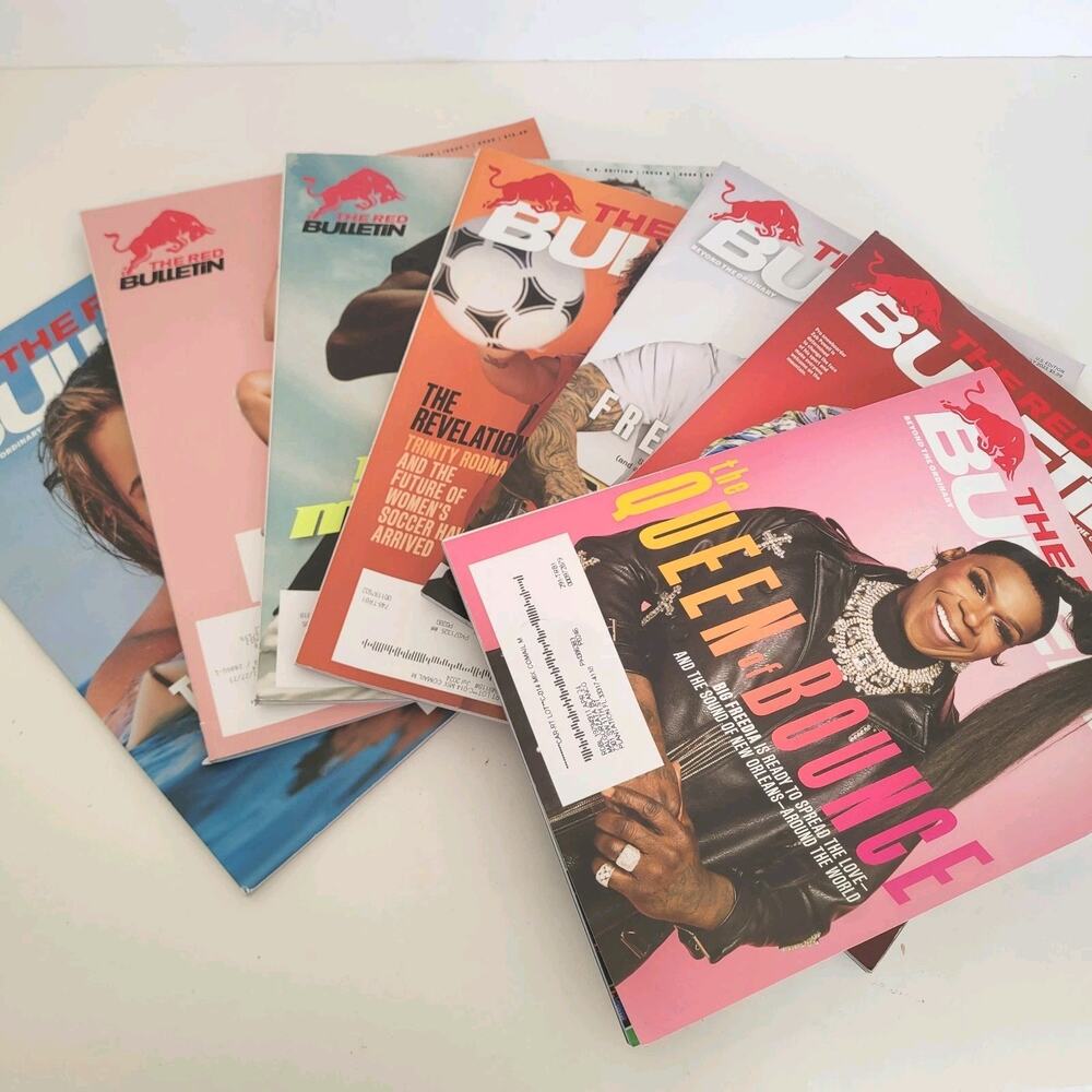 The Red Bulletin Magazine Lot Of 7 2023 2024 2025 Mix‎